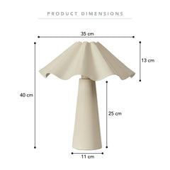 Zola Table Lamp Cloud product image 3