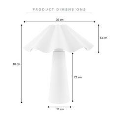 Zola Table Lamp White product image 3