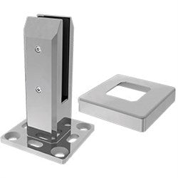 Lifestyle Base plated pool fence spigot DOUBLE FRICTION Includes domical cover