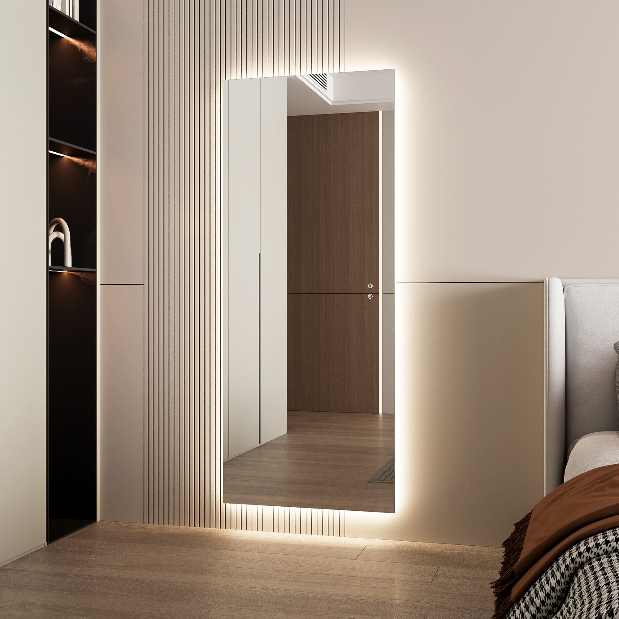 Aurora 170cm Rectangle Backlit Mirror lifestyle image