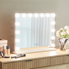 LED 58cm Medium Rectangle Vanity Mirror lifestyle image
