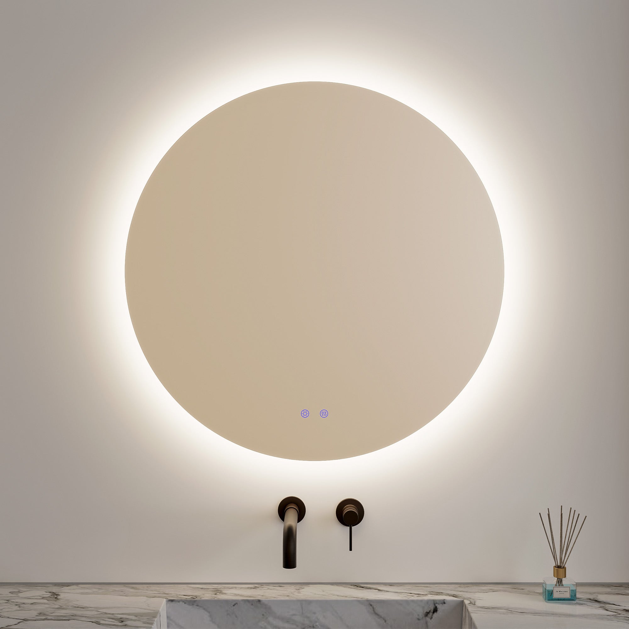 Aurora 80cm Round Backlit Mirror product image 6