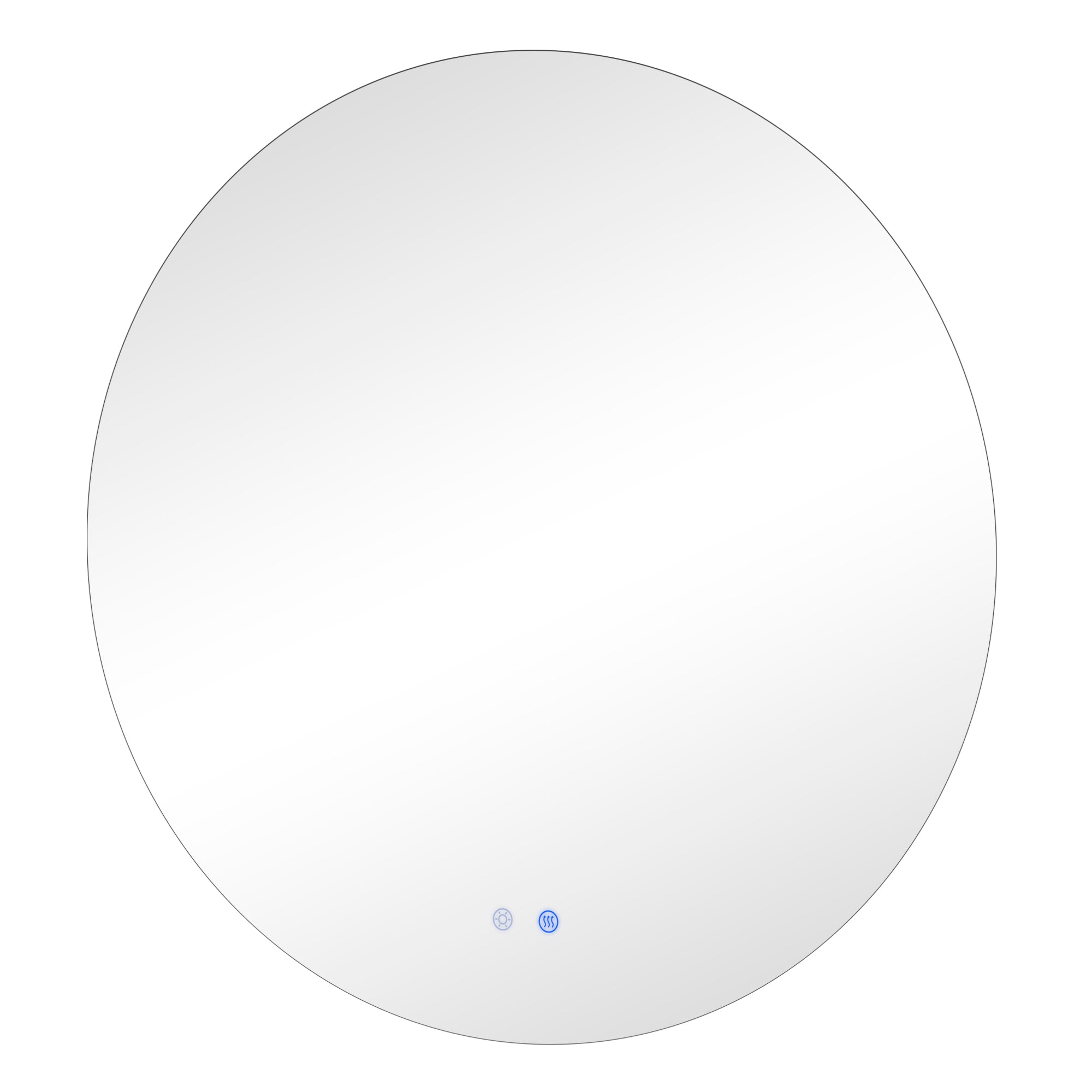 Aurora 80cm Round Backlit Mirror product image 7