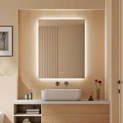 Aurora 90cm Rectangle Backlit Mirror lifestyle image