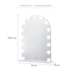 Hollywood LED 102cm Large Arched Vanity Mirror product image 3