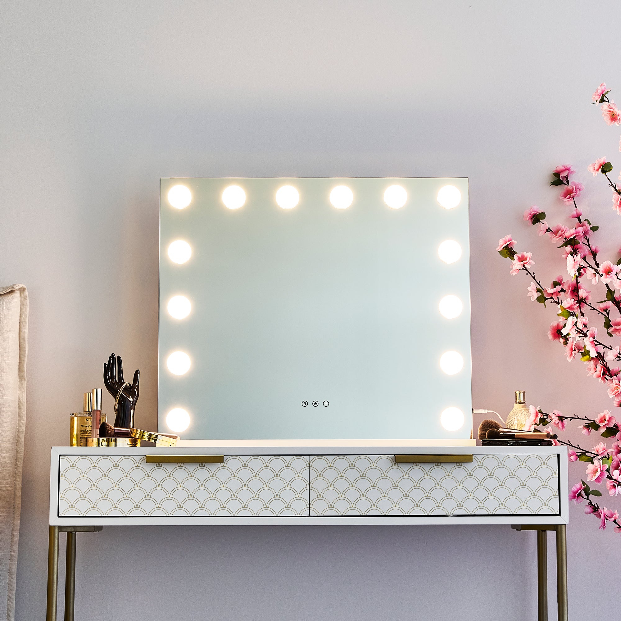 Hollywood LED 65cm Large Rectangle Vanity Mirror product image 5