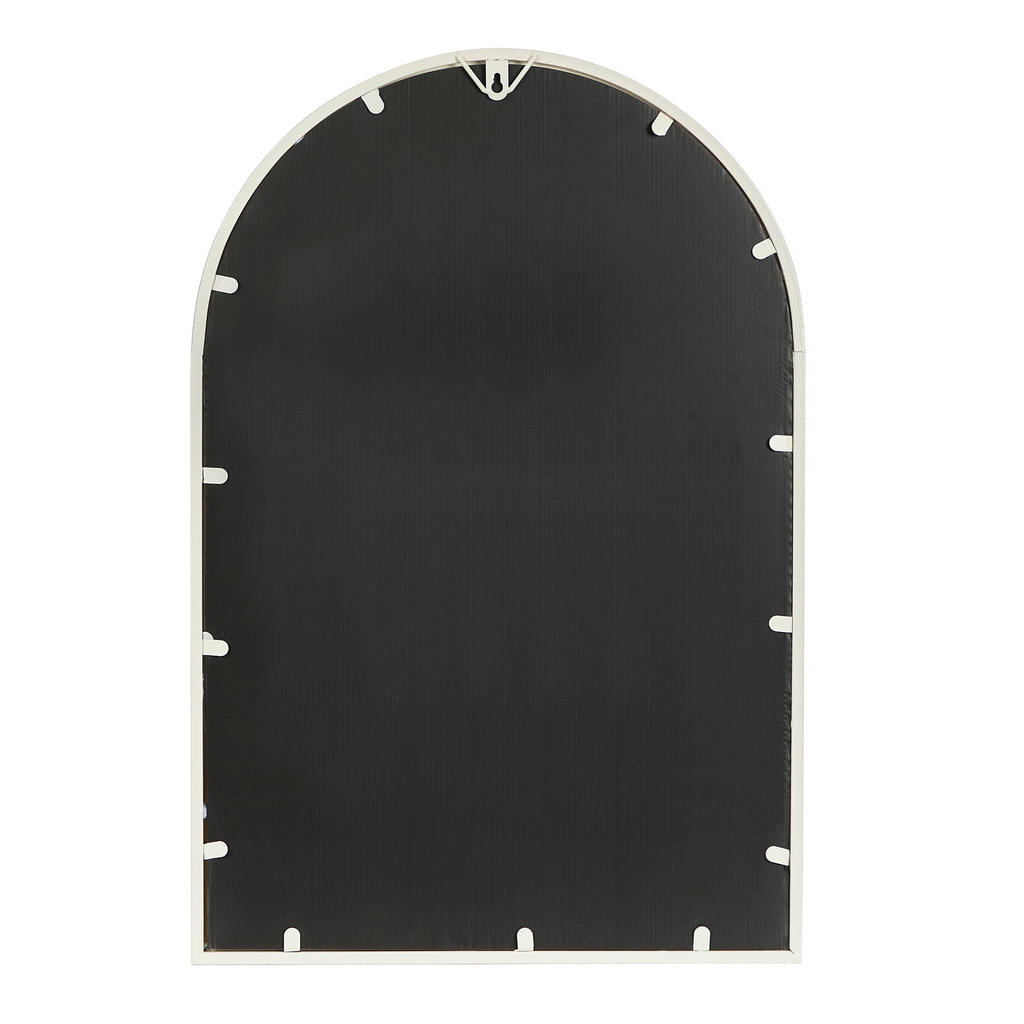 Vault 76.5cm Arched Iron Indoor Outdoor Mirror White product image 6