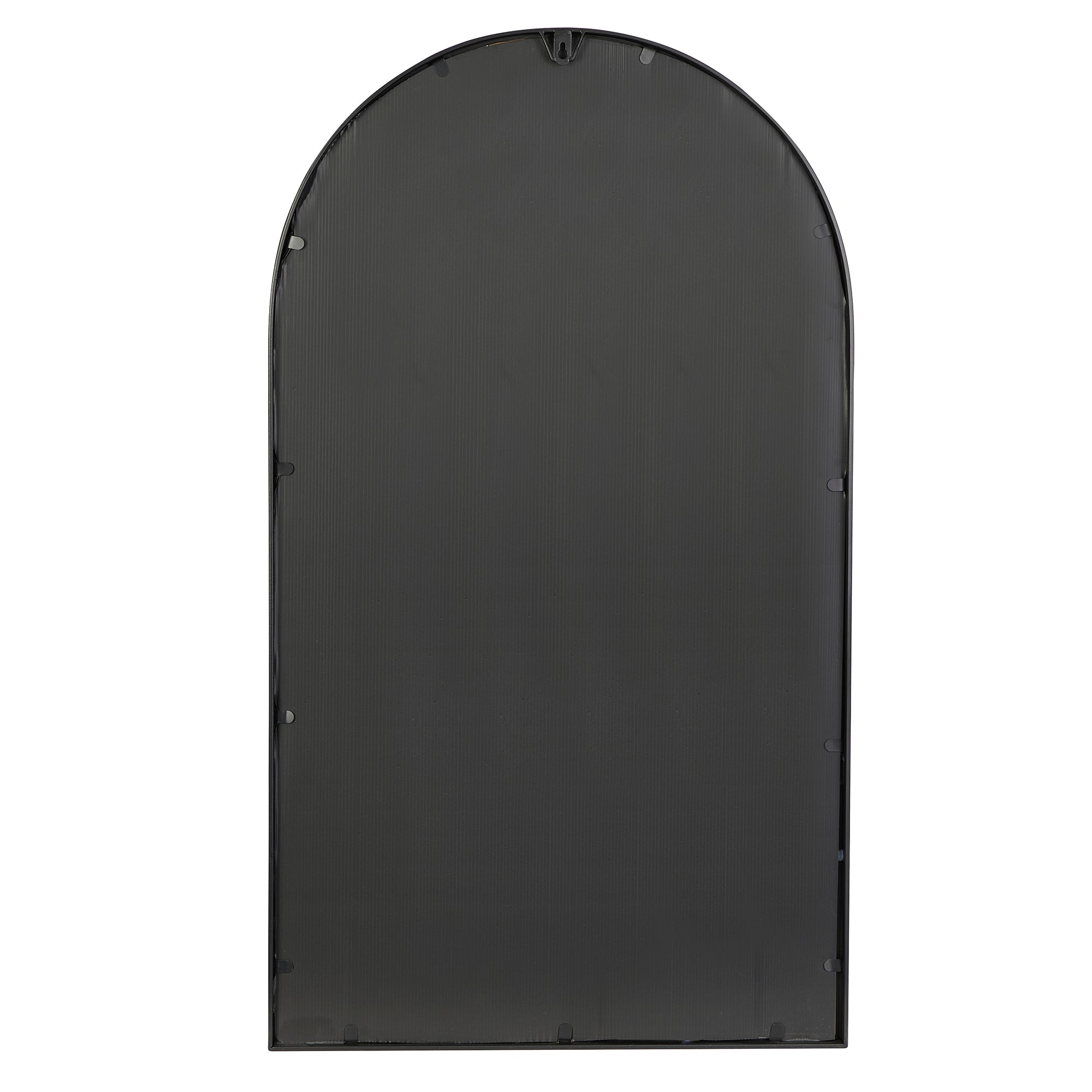 Abbey 105cm Arch Iron Indoor Outdoor Mirror Black product image 7