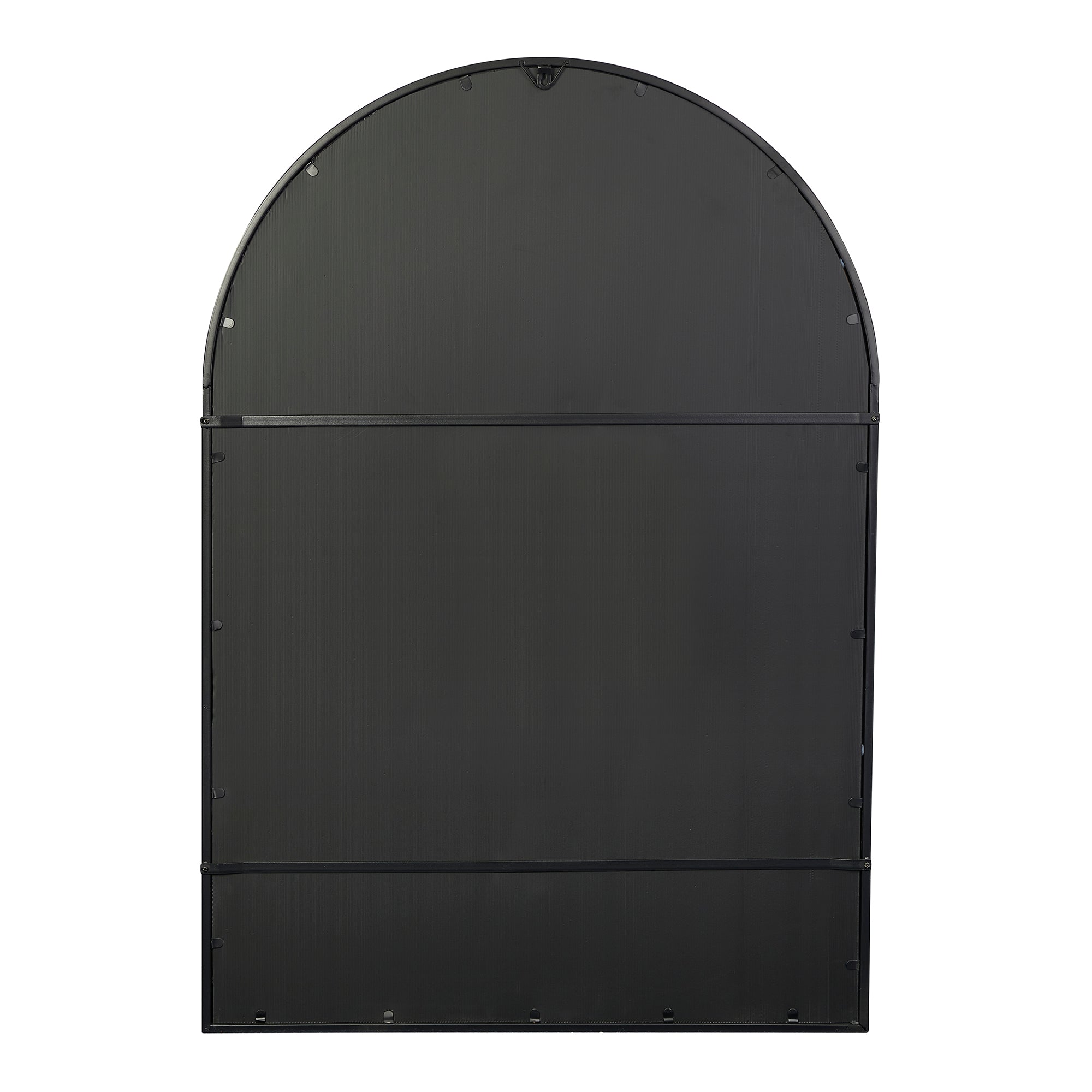 Grace 135cm Large Arch Iron Indoor Outdoor Mirror Black product image 7