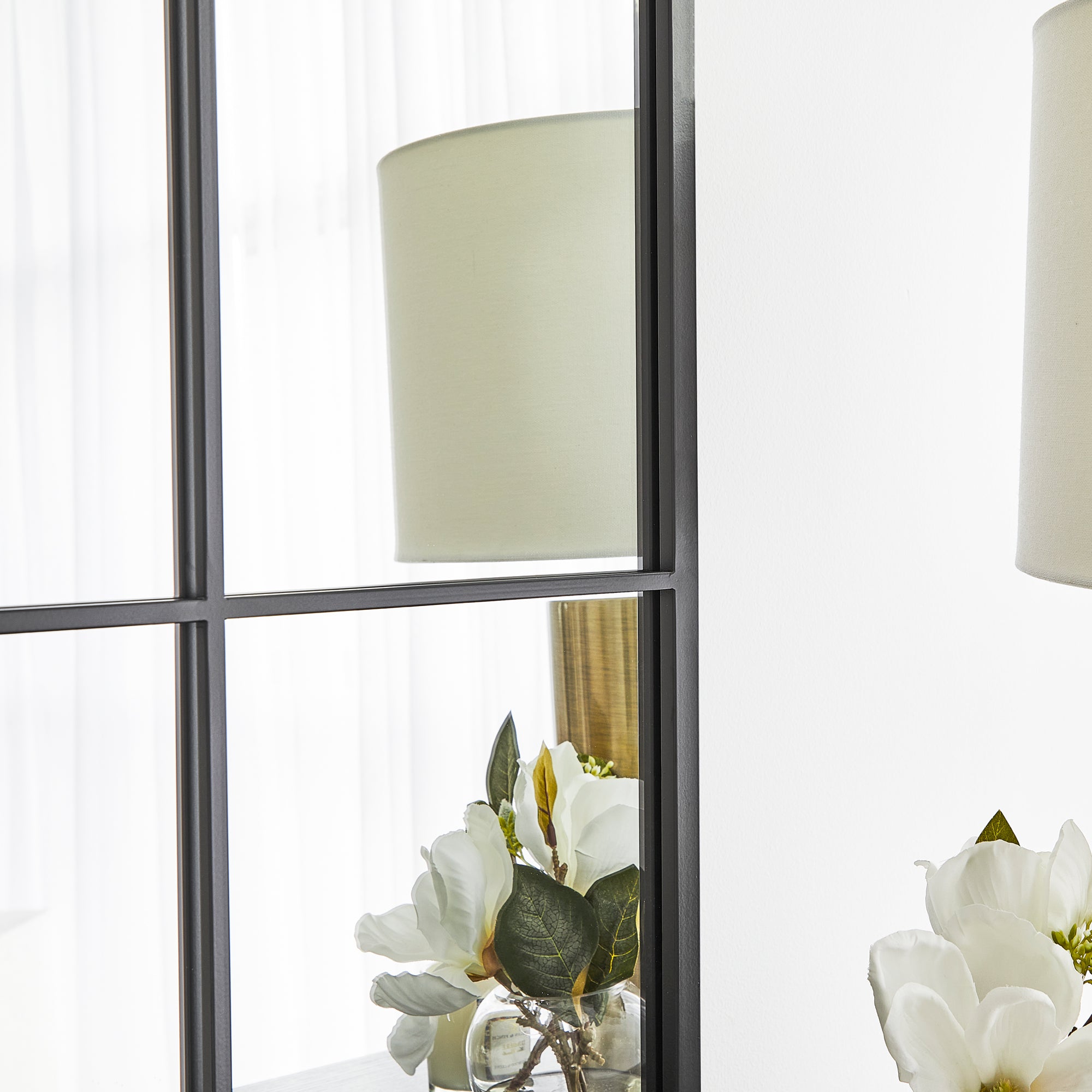 Sophia 70cm Rectangle Mirror Black product image 4