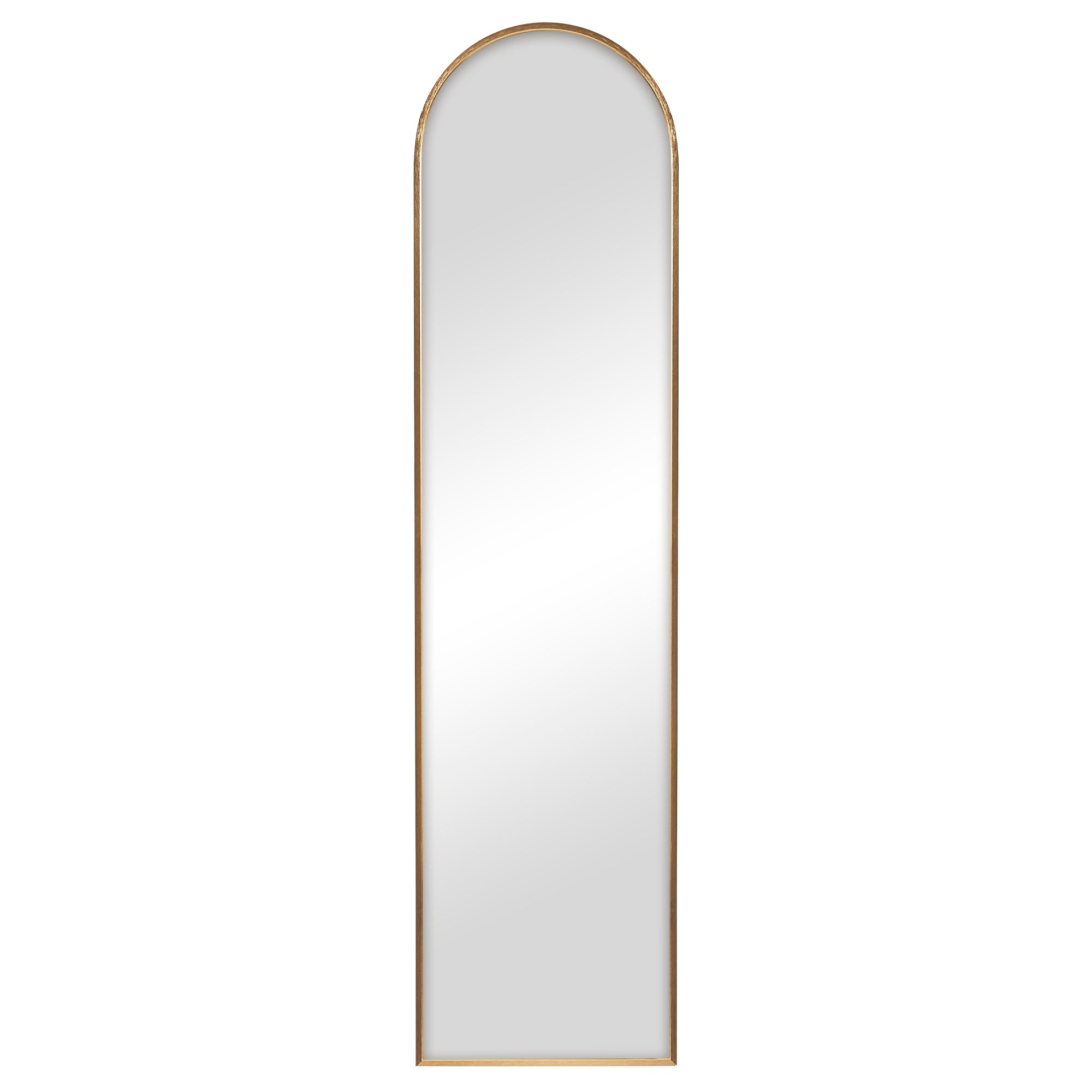 Cindy 120cm Arched Leaning Wall Mirror Gold product image 2