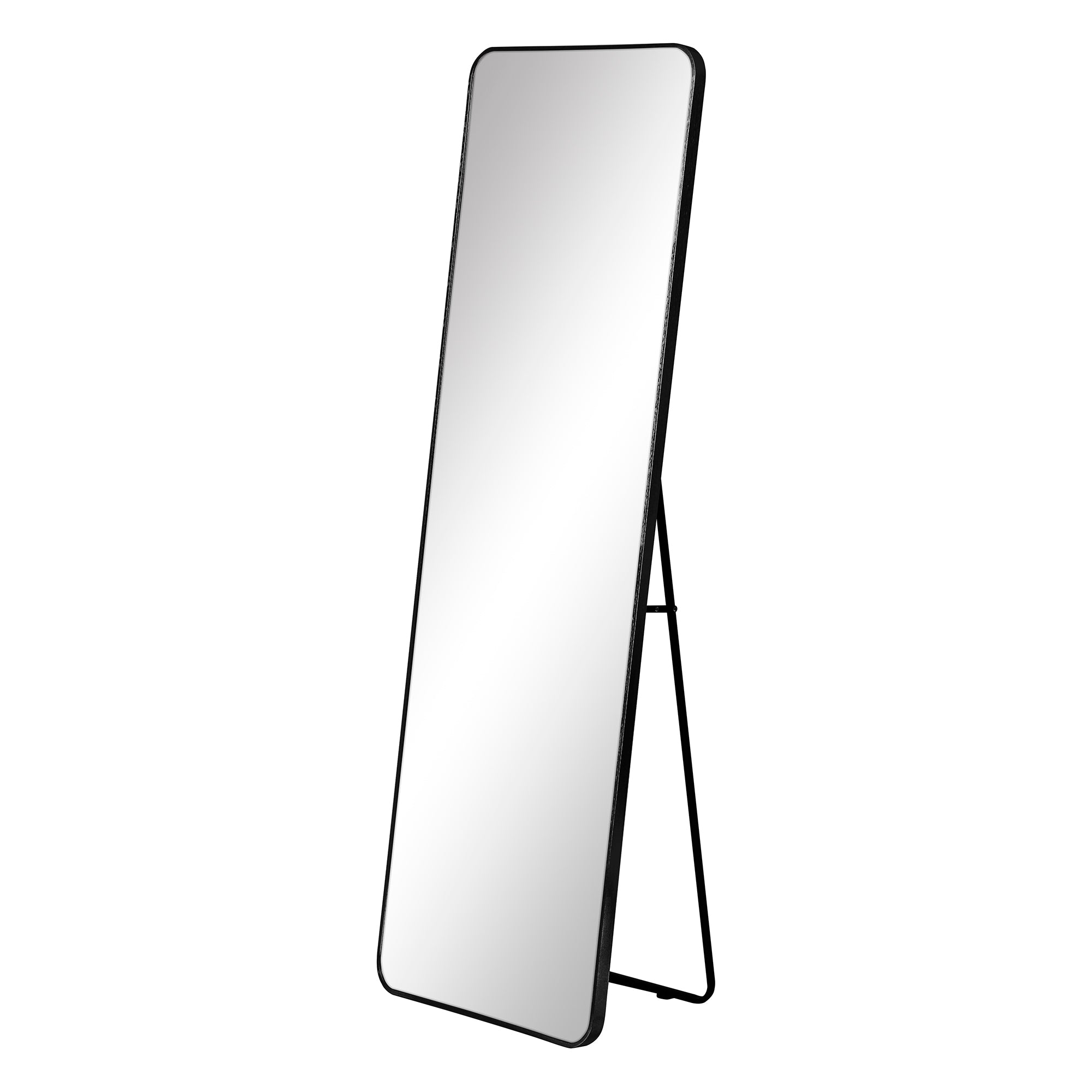 Elle 165cm Standing Full Length Rectangle Mirror Black product image 2