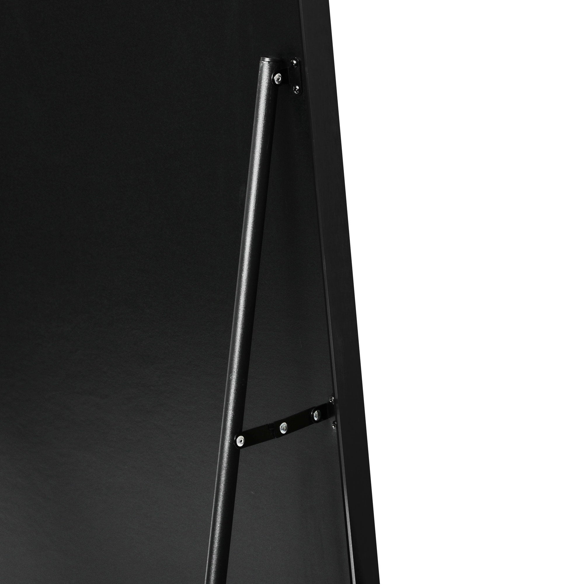 Elle 165cm Standing Full Length Rectangle Mirror Black product image 6