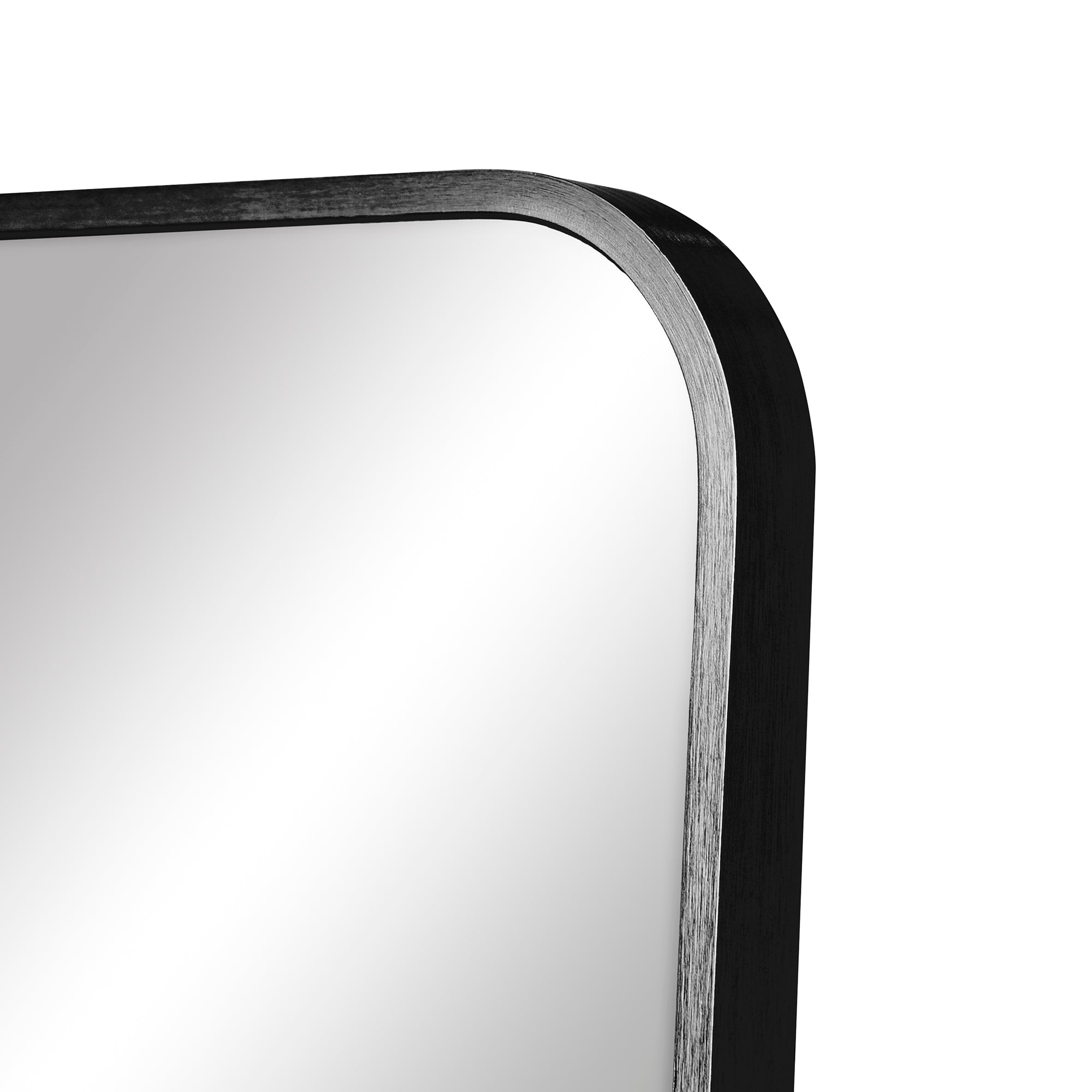 Elle 165cm Standing Full Length Rectangle Mirror Black product image 7