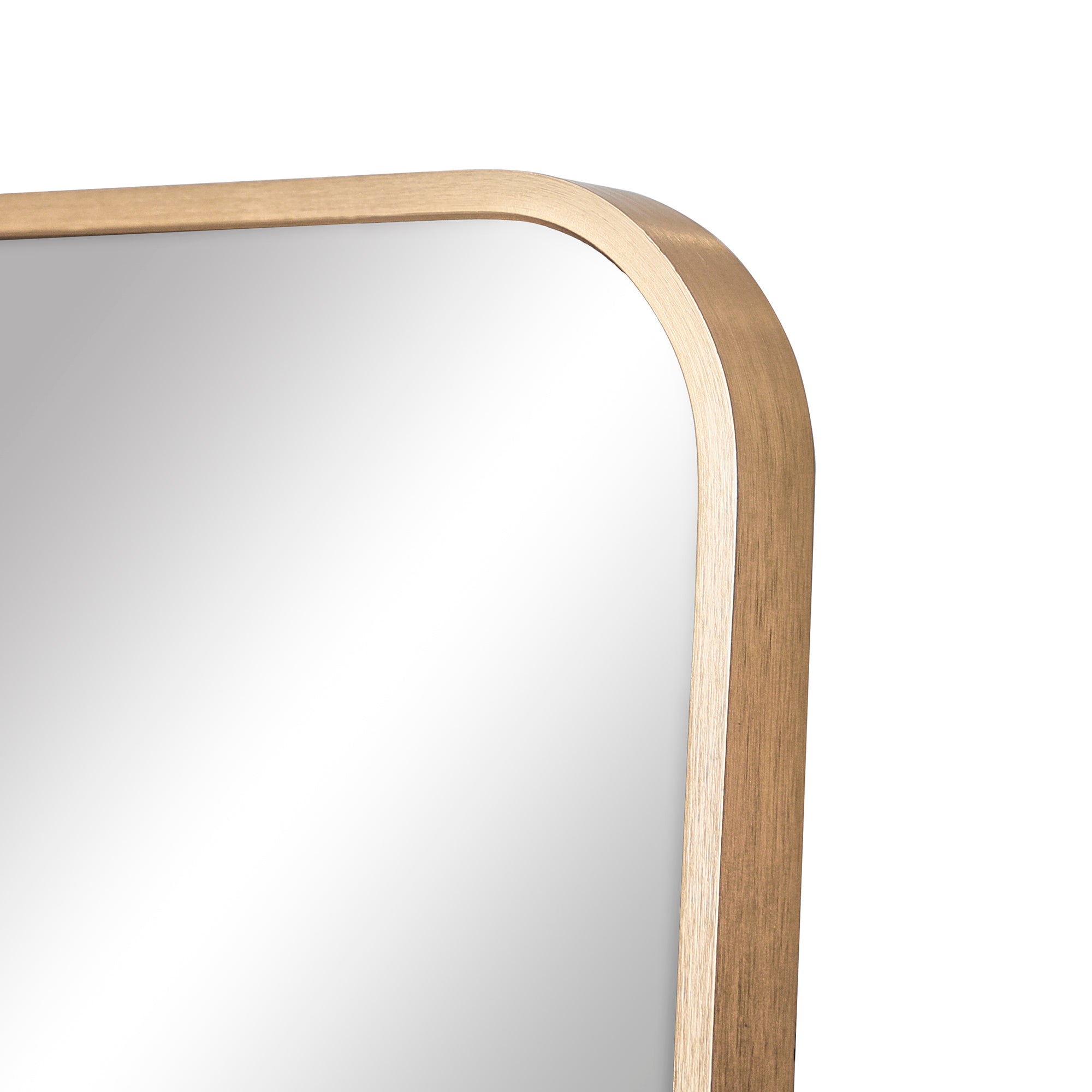 Elle 165cm Standing Full Length Rectangle Mirror Gold product image 7