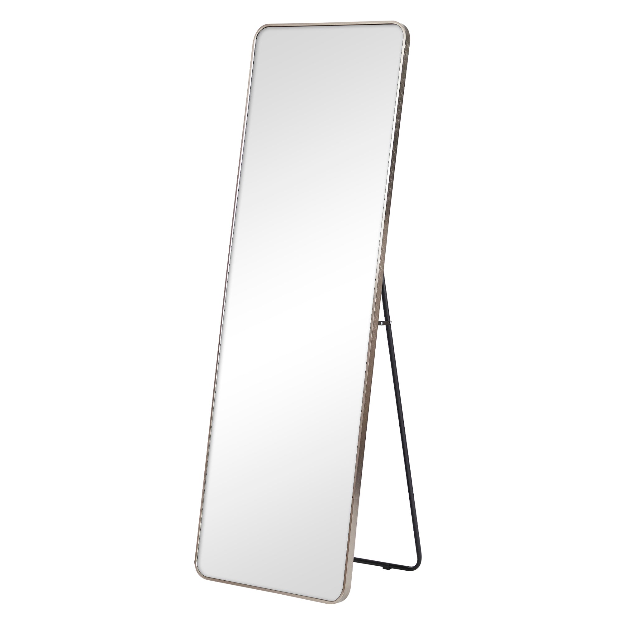 Elle 165cm Rectangle Standing Full Length Mirror Gunmetal Grey product image 2
