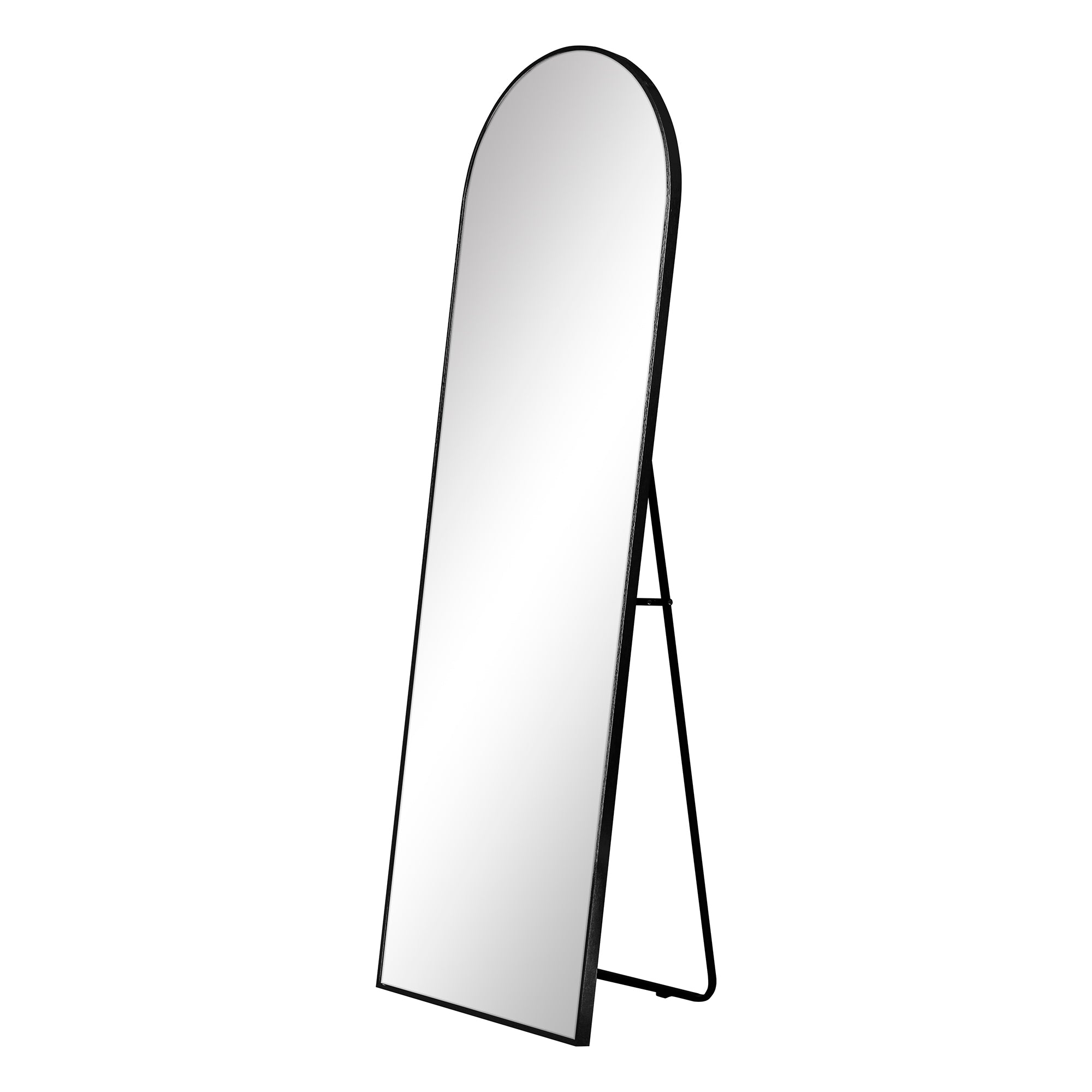 Cindy 165cm Arched Standing Full Length Mirror Black product image 2