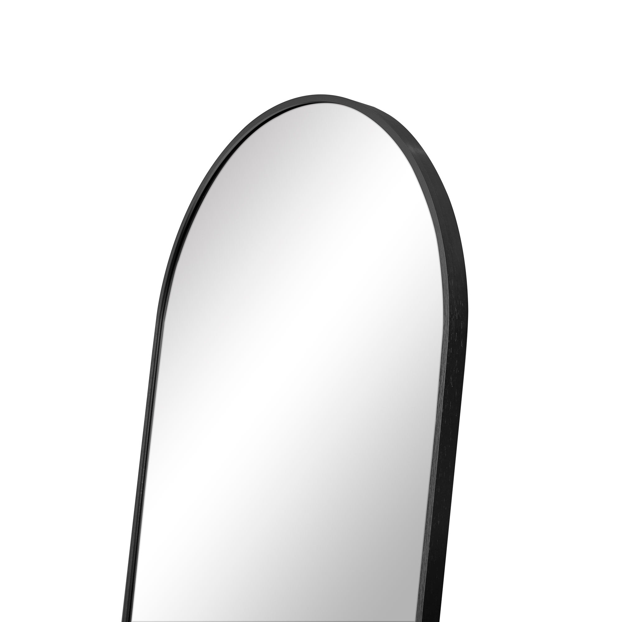 Cindy 165cm Arched Standing Full Length Mirror Black product image 6