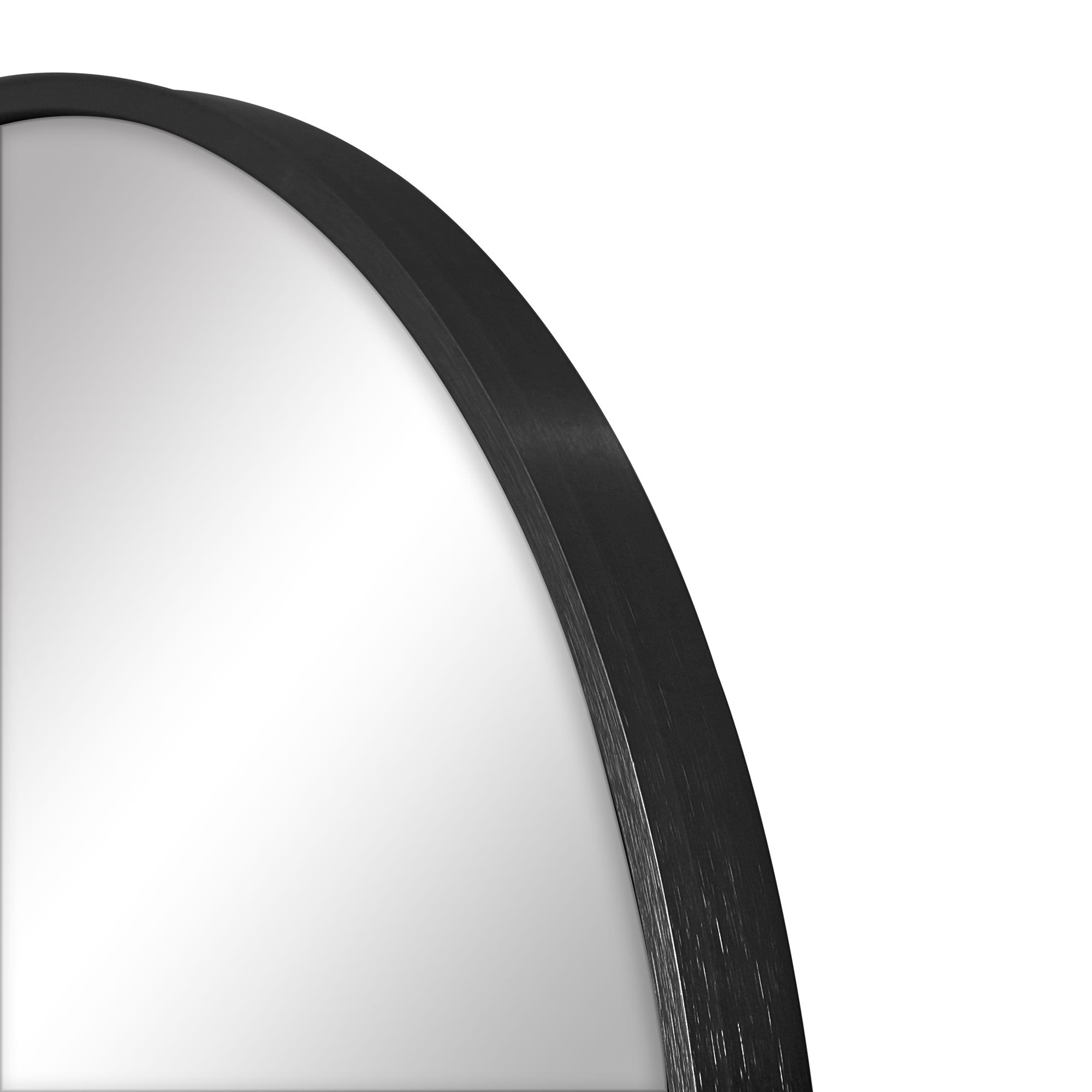 Cindy 165cm Arched Standing Full Length Mirror Black product image 7