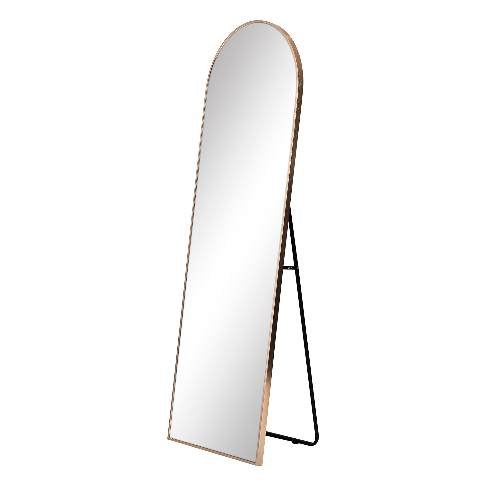 Cindy 165cm Arched Standing Full Length Mirror Gold product image 2