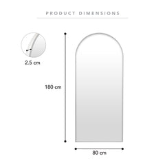Cindy XL 180cm Arch Mirror White product image 3
