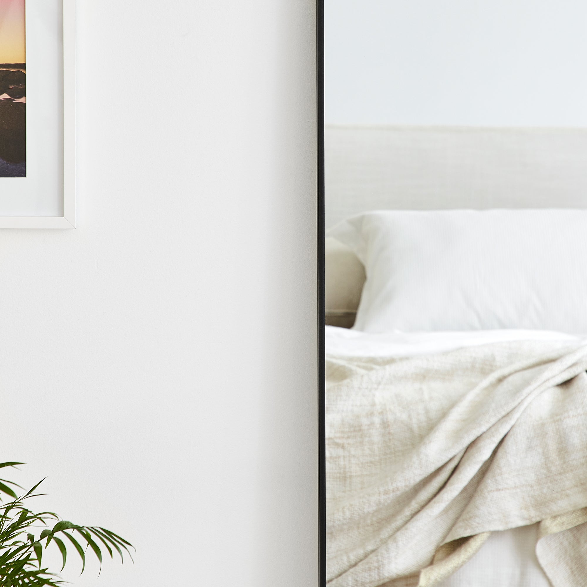 180cm Elle XL Rectangle Mirror Black product image 6