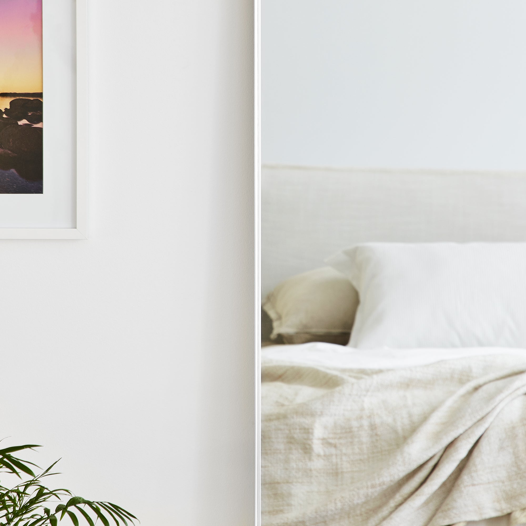 Elle 180cm XL Rectangle Mirror White product image 6