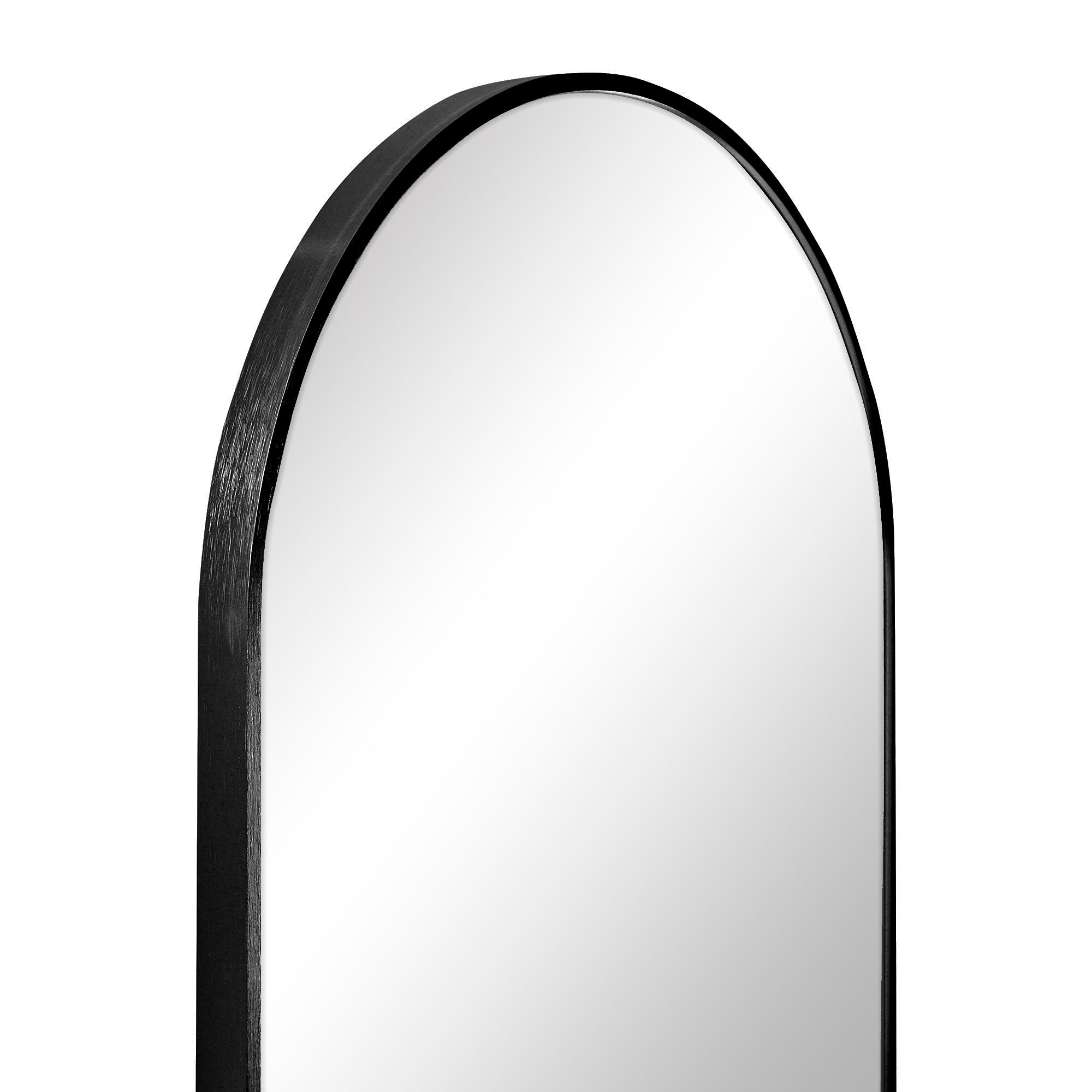 Naomi 80cm Arched Wall Mirror Black product image 7