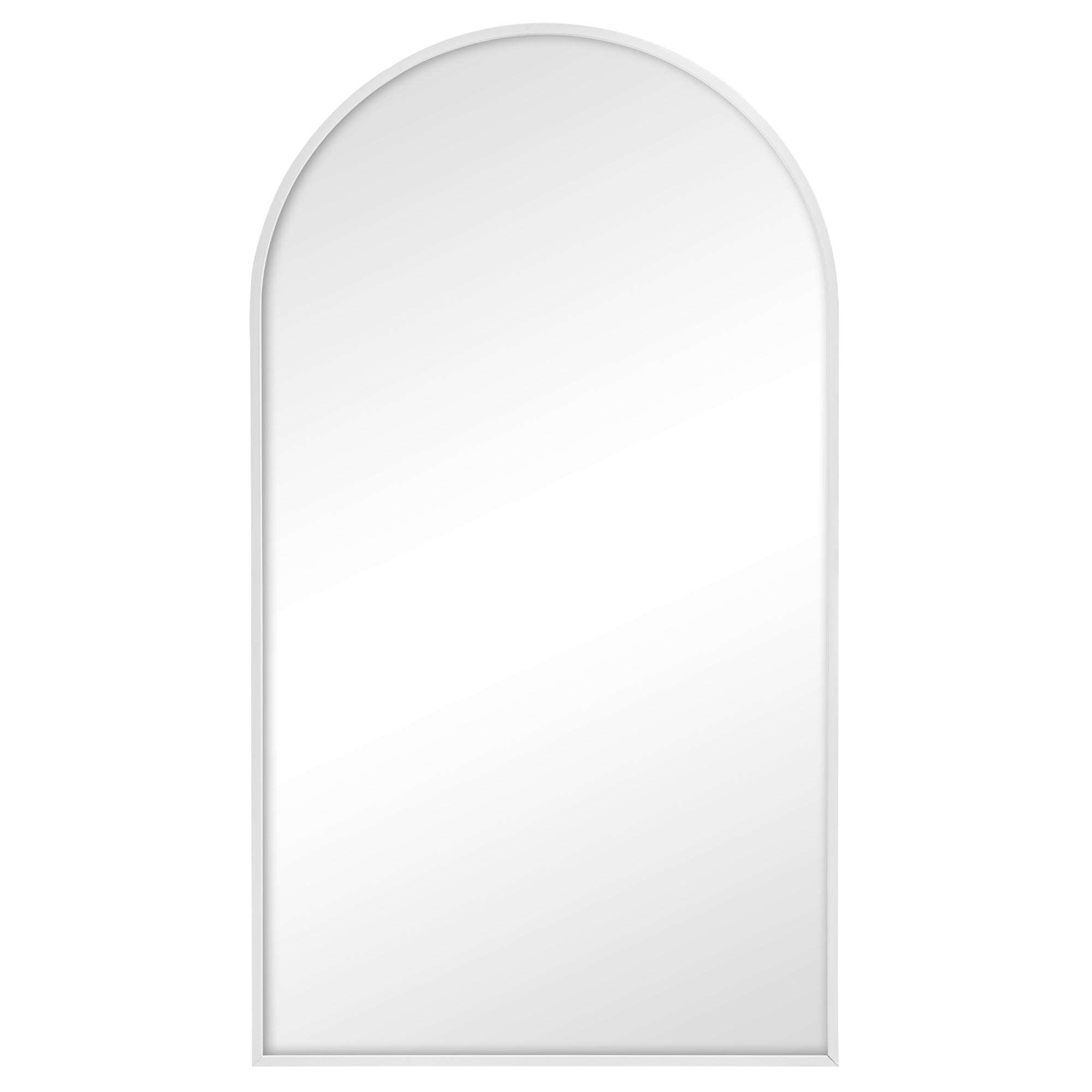Naomi 80cm Arched Wall Mirror White product image 2
