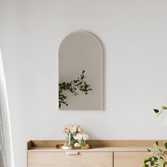 Naomi 80cm Arched Wall Mirror White product image 4