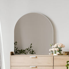 Naomi 85cm Arched Mirror White product image 4