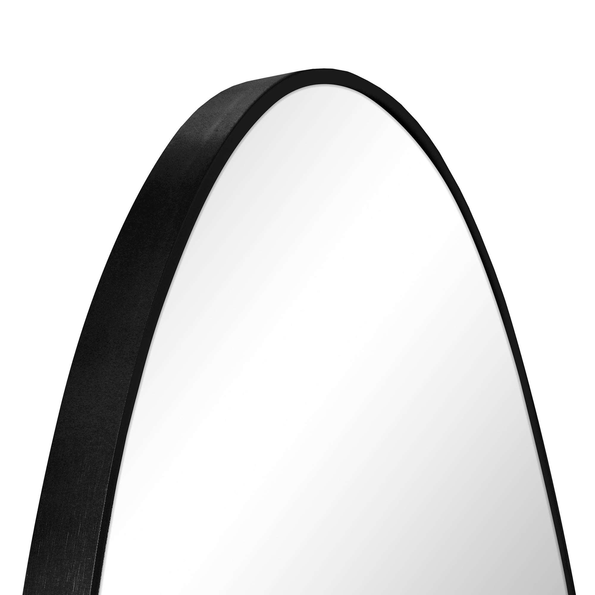 Linda 90cm Round Wall Mirror Black product image 7