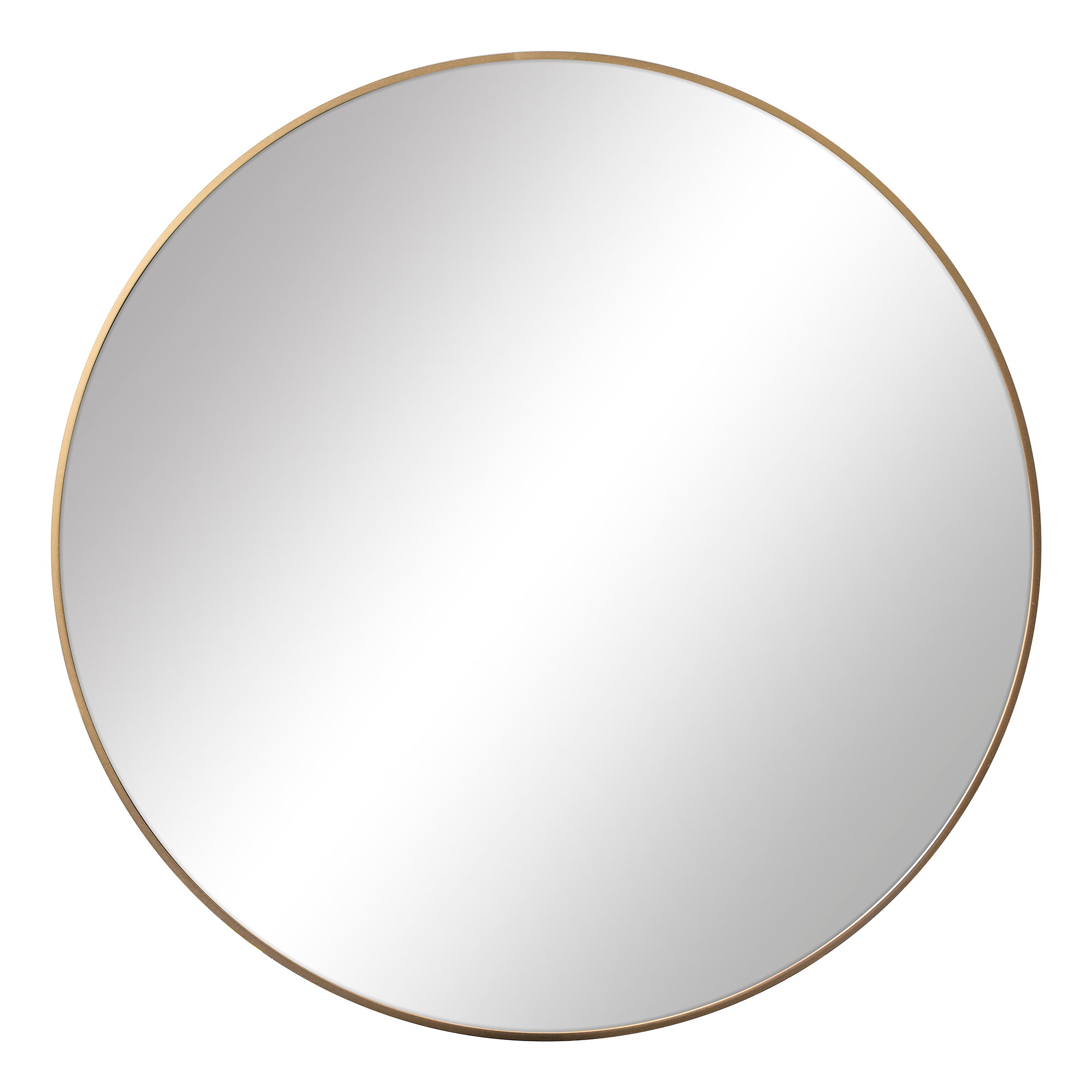 Linda 90cm Round Wall Mirror Gold product image 2