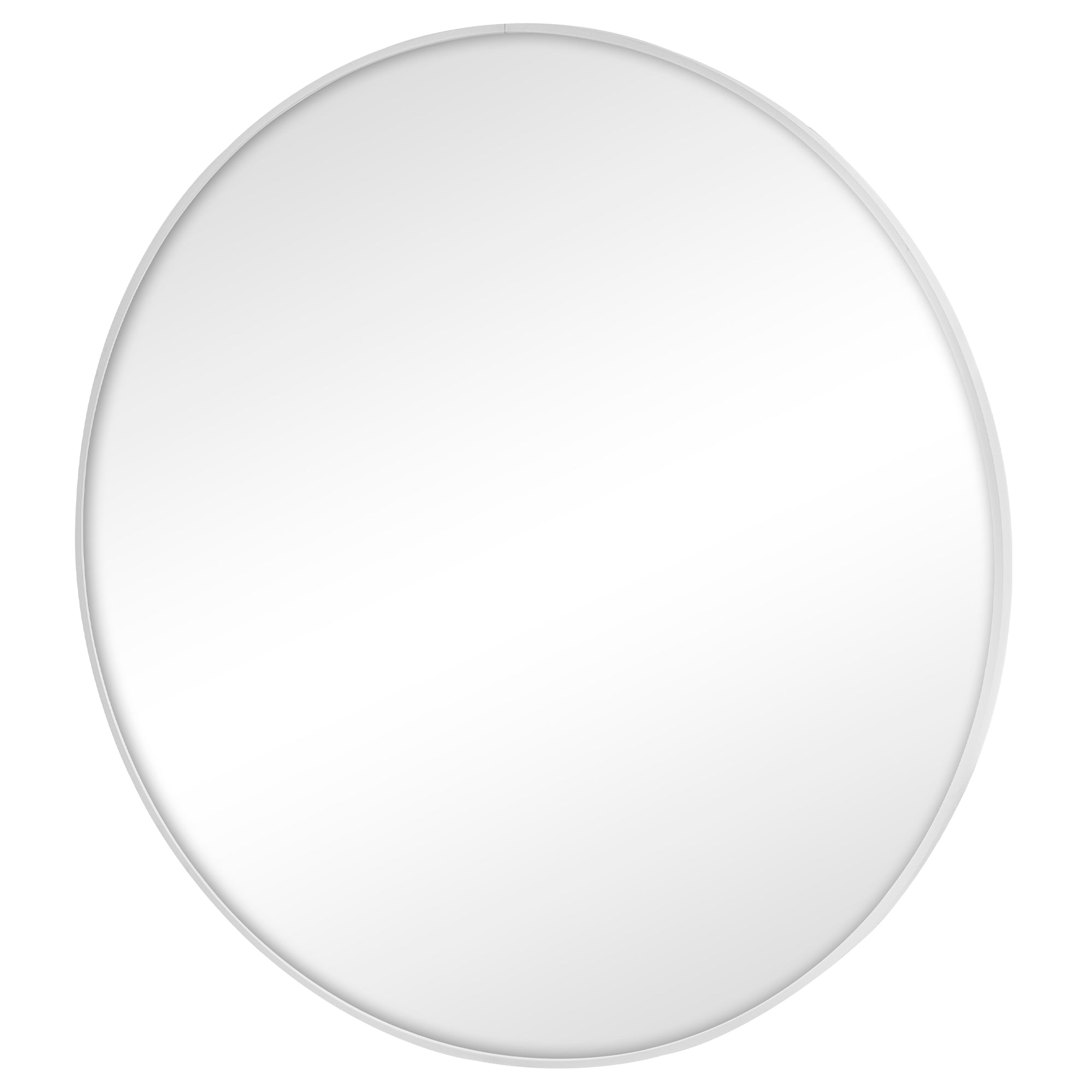 Linda 85cm Round Wall Mirror White product image 5