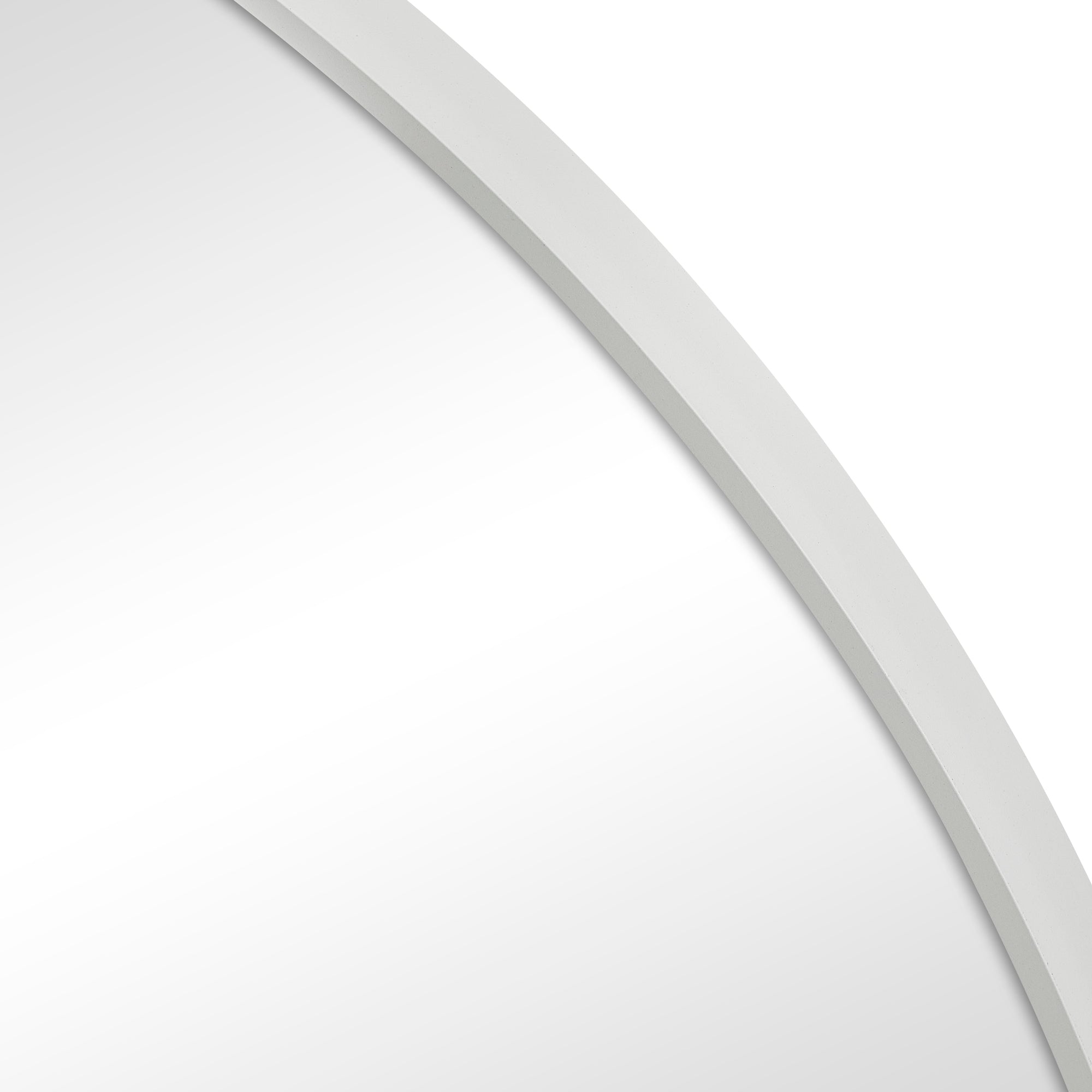 Linda 85cm Round Wall Mirror White product image 7