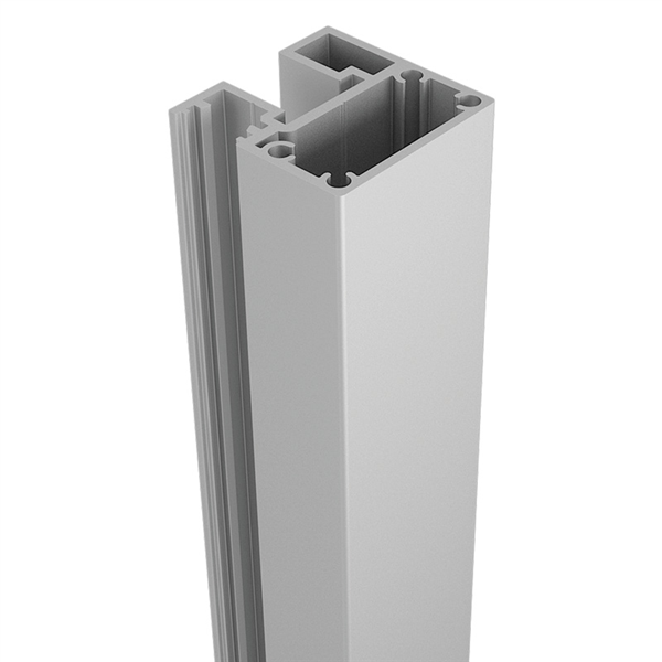 Glass Outlet Side Frame for Slatted Gate - Aluminium - 50 x 50mm, 4200mm - Image 8