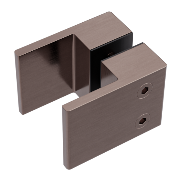 SQUARE SHOWER KNOB HANDLE - BRUSHED BRONZE