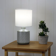 Celia Grey Ceramic Table Lamp product image 2