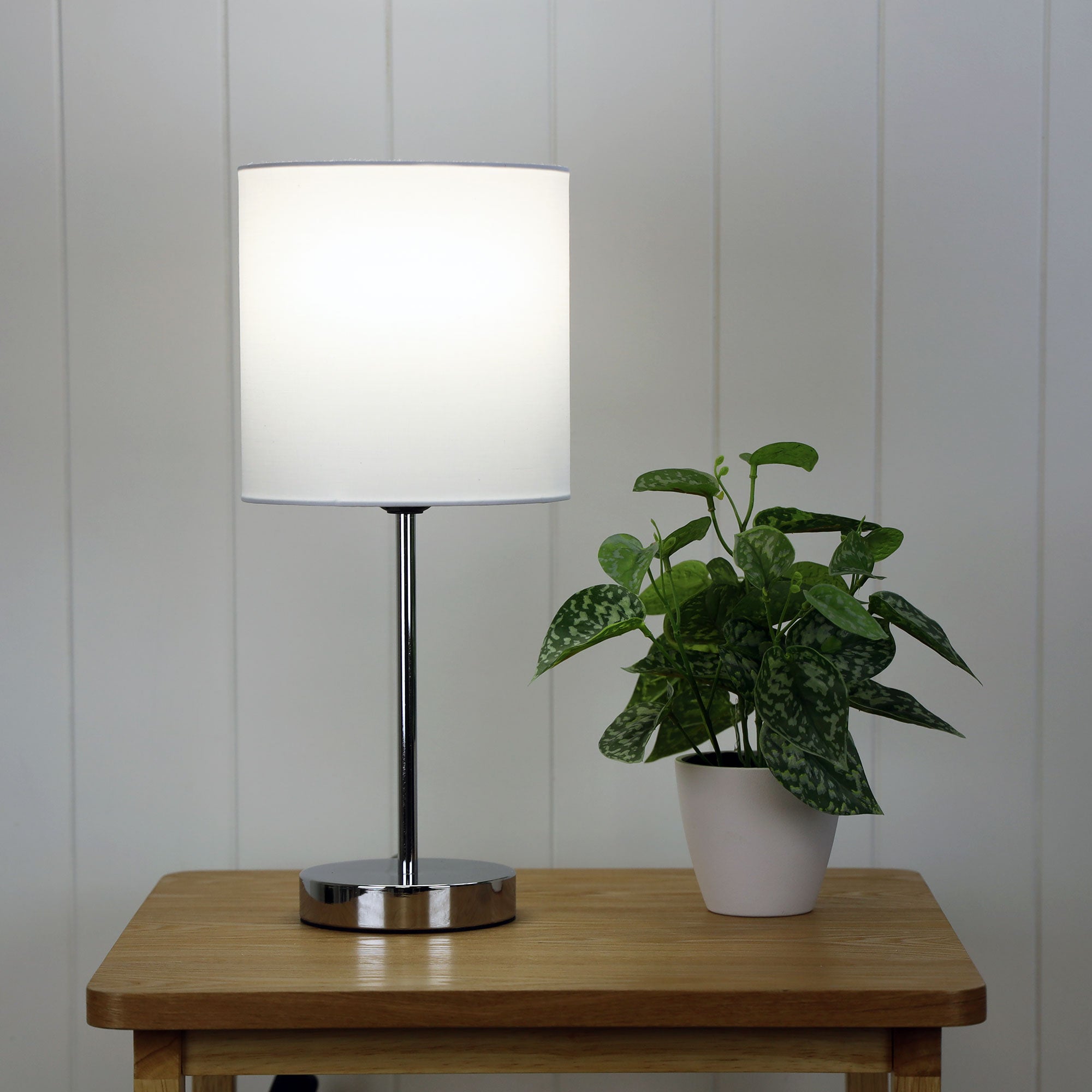 Zola Table Lamp White – Oriel Lighting
