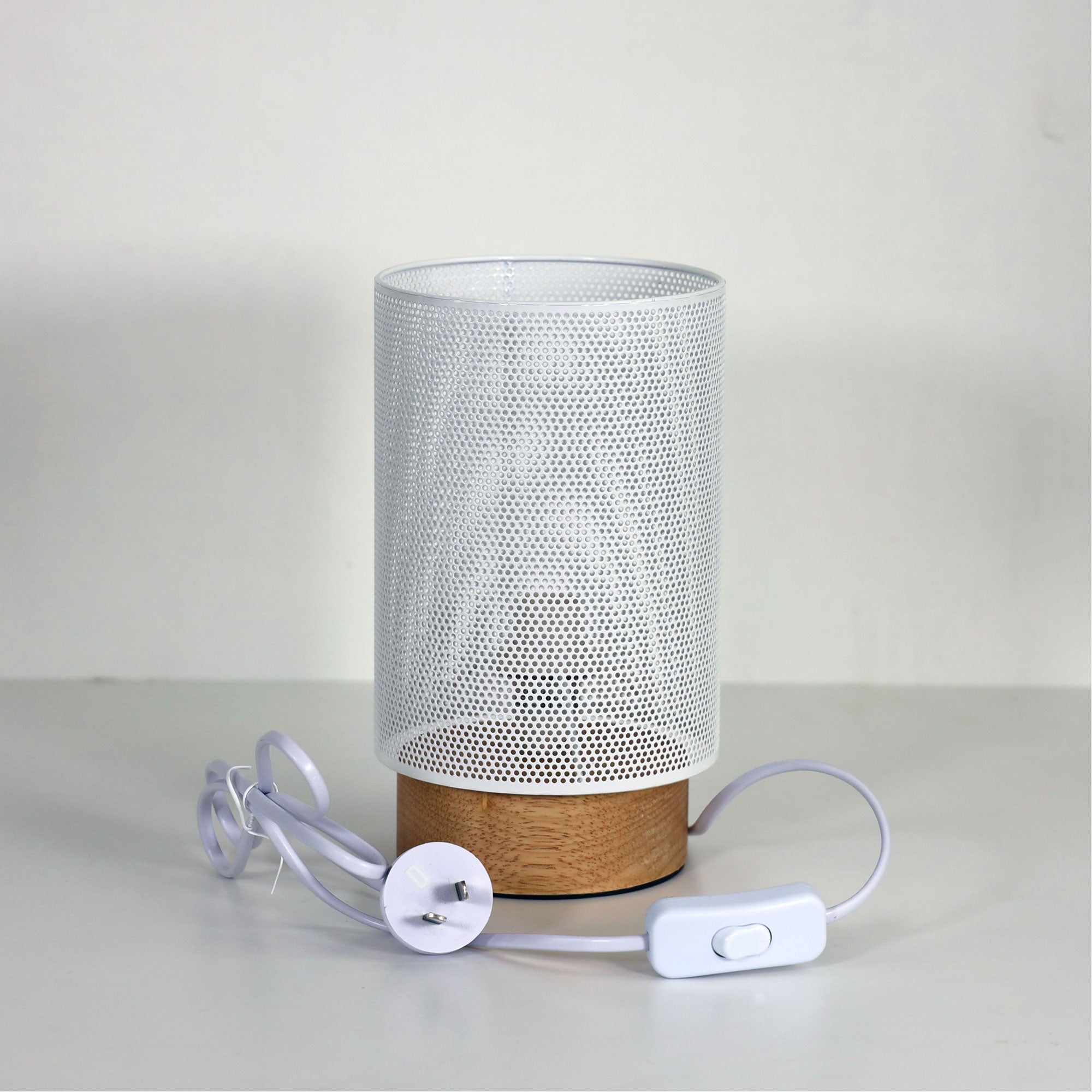 Lenny Mesh Bedside Lamp in White product image 2