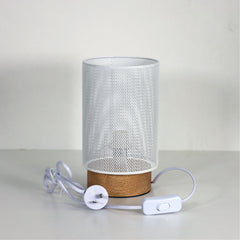 Lenny Mesh Bedside Lamp in White product image 2