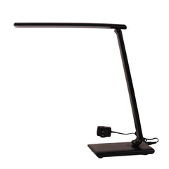 Luke Touch Dimming LED Lamp with USB Port Desk Lamp styled in a room