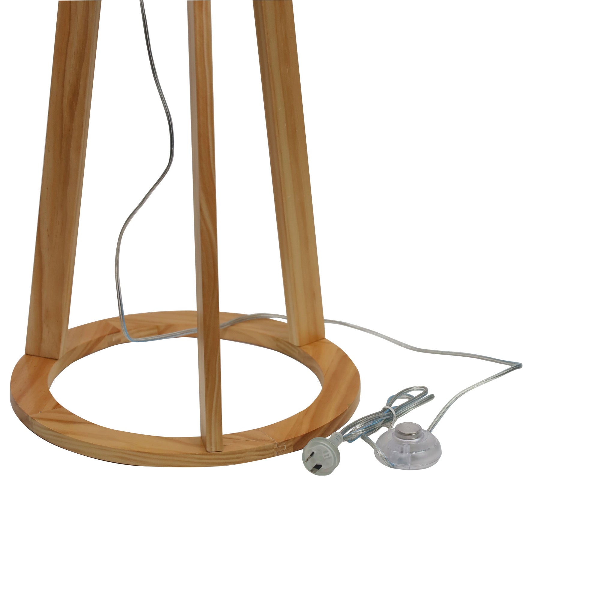 Stabb Natural Timber base only E27 Floor Lamp product image 3