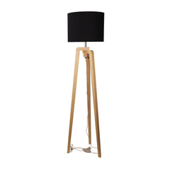 Lund Complete Scandi Timber Tripod Floor Lamp product image 4