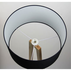 Edra Scandi Floor Lamp with Black Cotton Shade product image 4