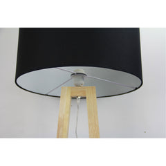 Edra Scandi Floor Lamp with Black Cotton Shade product image 2