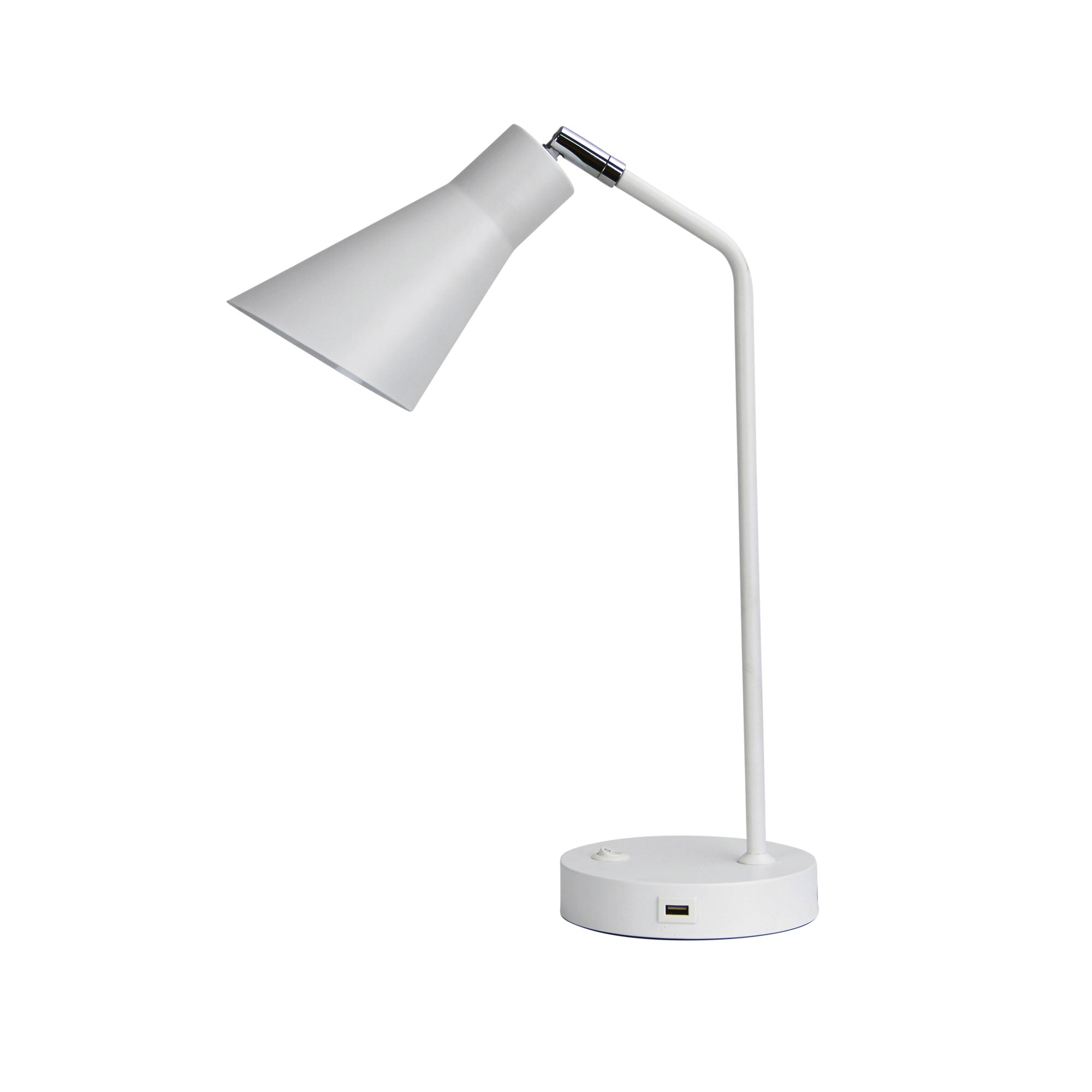 Thor White Desk Lamp with USB product image 3