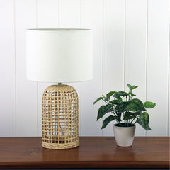 Brizo Rattan Lamp Base with Shade product image 2