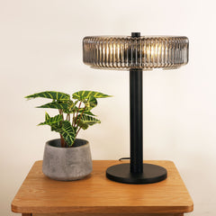 Gordon Ribbed Optic Glass Table Lamp product image 3