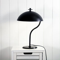 Merton Metal Table Lamp styled in a room